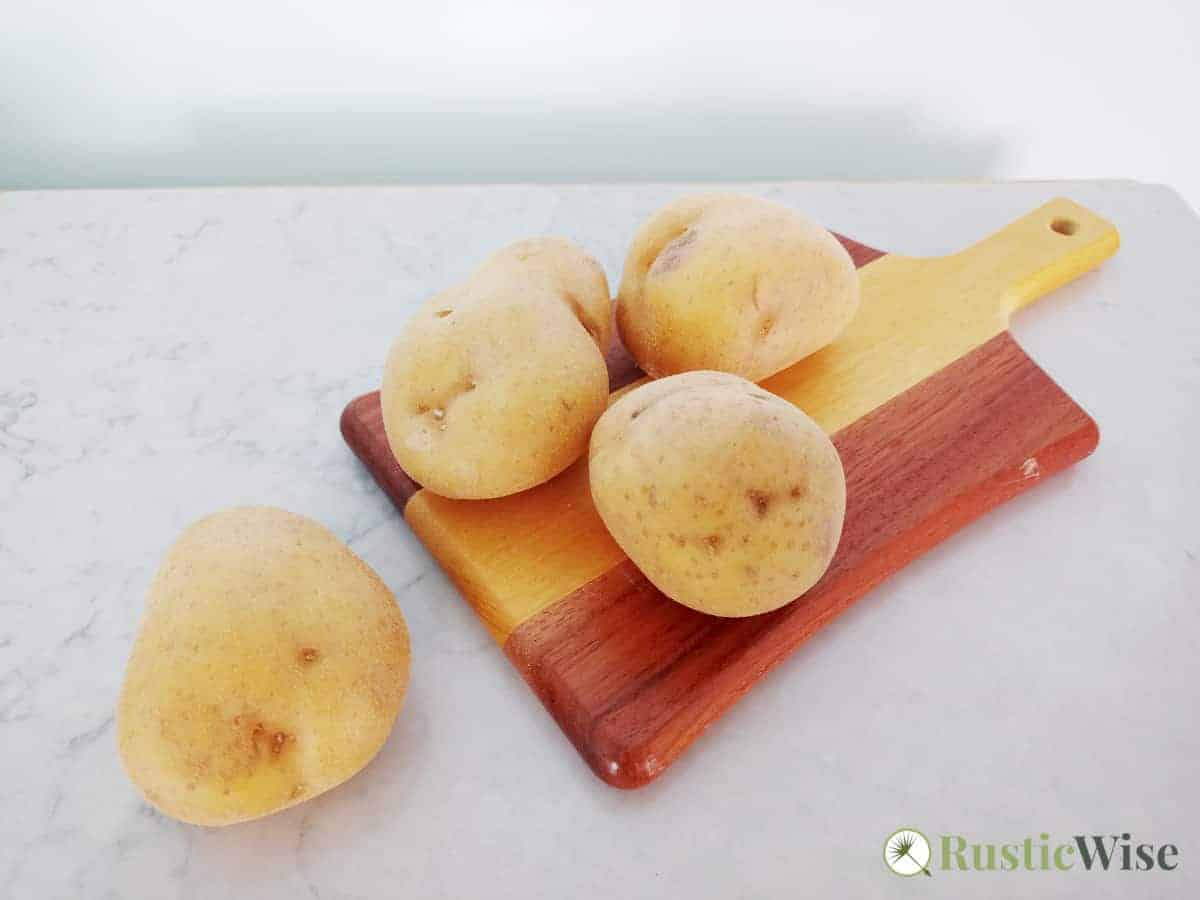 RusticWise, what is chitting potatoes, potato eyes