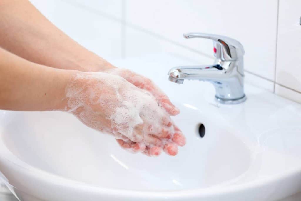 ph of hand soap, washing hands