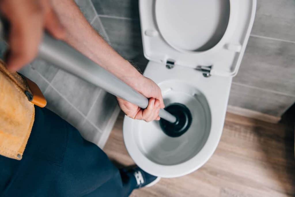 How to unclog a toilet with dish soap, plunger