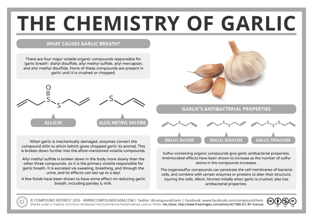 How does stainless steel soap work, the chemistry of garlic