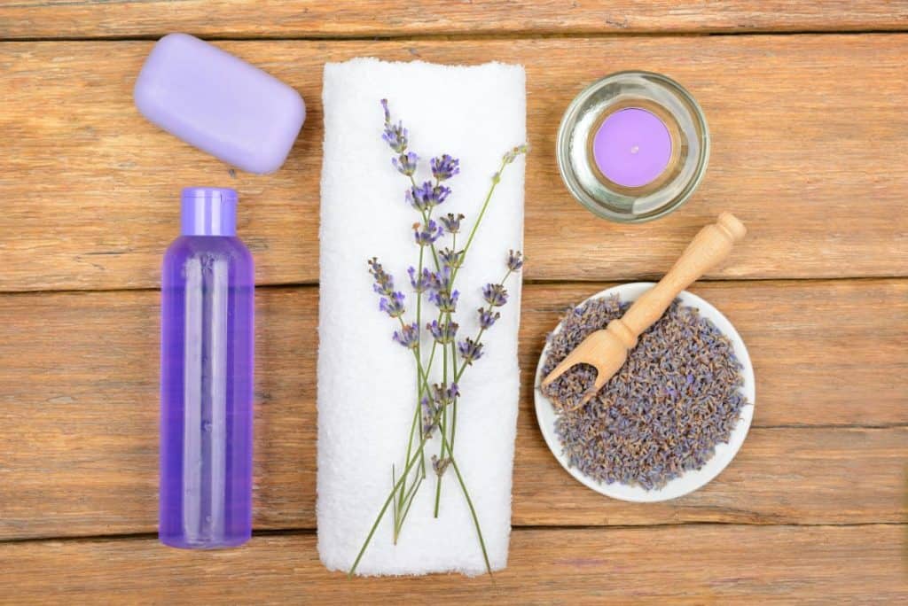 Body wash vs. bar soap, lavender shower products