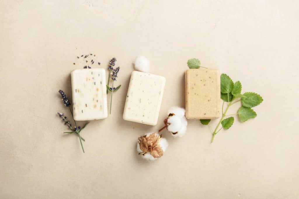 Natural antibacterial soap, natural soap bars