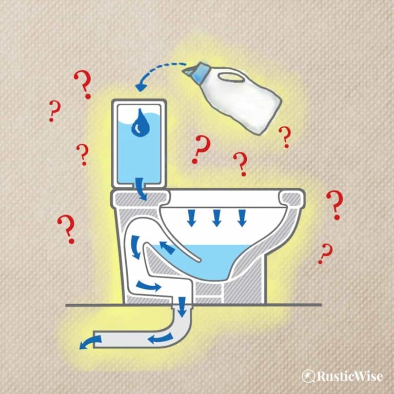 RusticWise, fabric softener in toilet tank