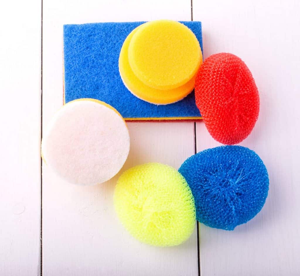 what are abrasive cleaners, scrubbing pads